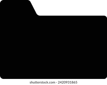 folder icon or logo isolated sign symbol vector illustration - high quality black style vector icons
