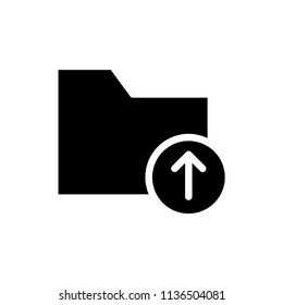 Folder icon logo simple design.