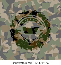 folder icon on camouflaged texture