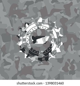 folder icon on grey camo texture