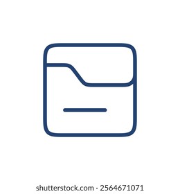Folder icon Outline icon sign