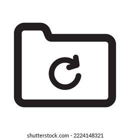 Ordnersymbol mit Rahmenstil