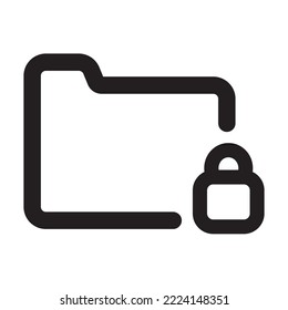 Ordnersymbol mit Rahmenstil