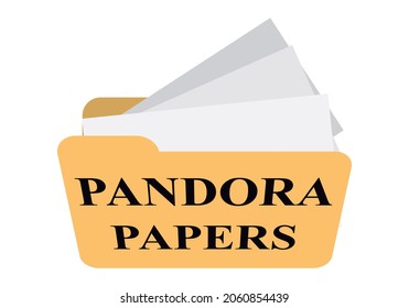 Folder Icon For Pandora Papers Case.