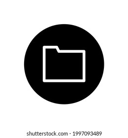 Folder icon with rounded style