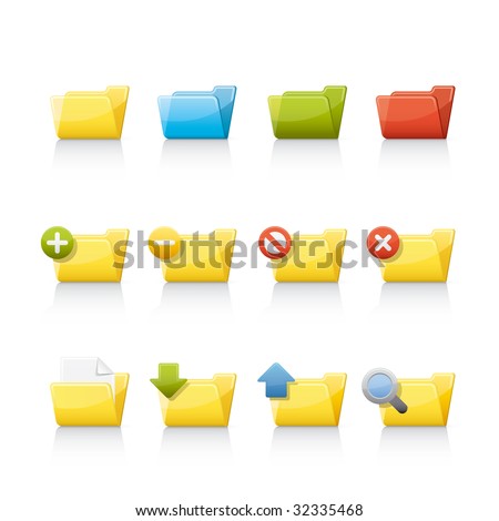 Folder Icon Set.