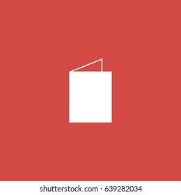 folder icon. sign design. red background