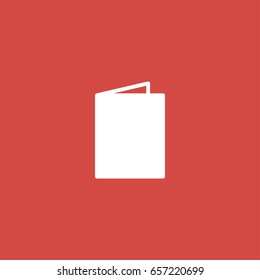 folder icon. sign design. red background