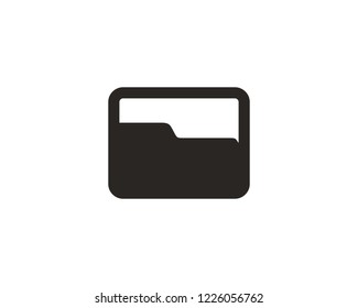Folder icon sign symbol