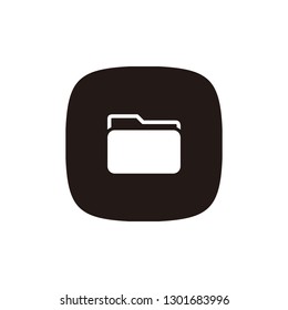 Folder icon sign symbol
