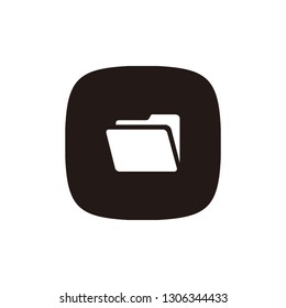 Folder icon sign symbol