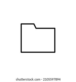 Ordnersymbol. Ordnerzeichen und Symbol