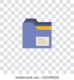 folder icon sign and symbol. folder color icon for website design and mobile app development. folder icon from essential collection collection for mobile concept and web apps icon.