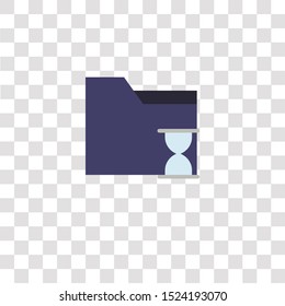 folder icon sign and symbol. folder color icon for website design and mobile app development. Simple Element from interaction assets collection for mobile concept and web apps icon.