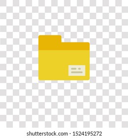 folder icon sign and symbol. folder color icon for website design and mobile app development. Simple Element from essential collection collection for mobile concept and web apps icon.