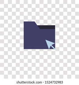 folder icon sign and symbol. folder color icon for website design and mobile app development. Simple Element from interaction assets collection for mobile concept and web apps icon.