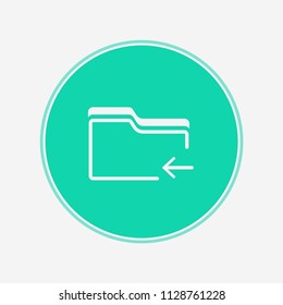 Folder icon sign symbols