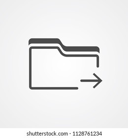 Folder icon sign symbols