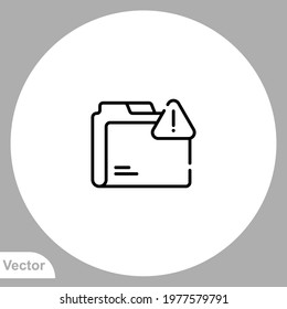 Folder icon sign vector,Symbol, logo illustration for web and mobile