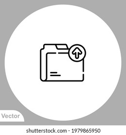 Folder icon sign vector,Symbol, logo illustration for web and mobile