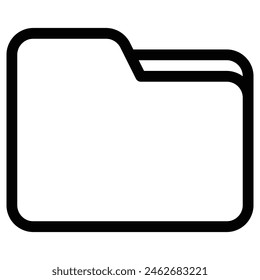 folder icon, simple vector design
