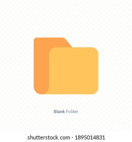 folder icon single graphic design element vector illustration for business presentation, info-graphic, web and mobile application, app user interface