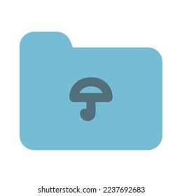 Folder Icon Solid Two Tone Color 