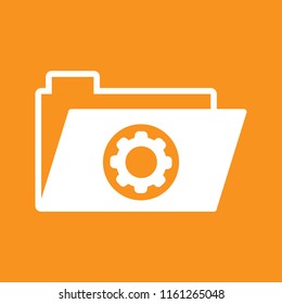 folder icon, stock vector illustration, EPS10. 