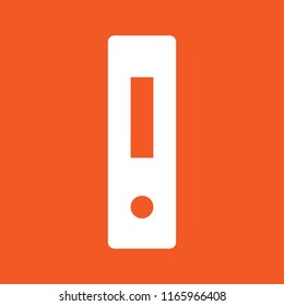 Folder icon, stock vector illustration, EPS10.