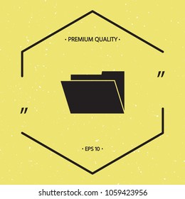 Folder icon symbol