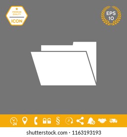 Folder icon symbol