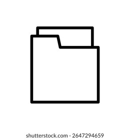 Folder icon symbol for apps and websites. folder sign and symbol. archive