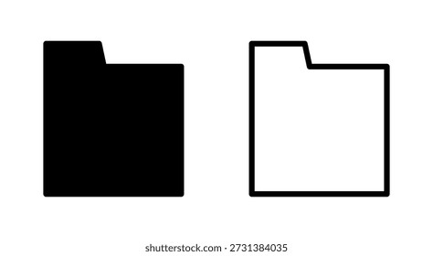 Folder icon symbol for apps and websites. folder sign and symbol. archive