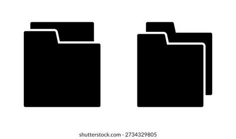 Folder icon symbol for apps and websites. folder sign and symbol. archive