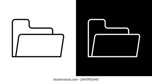 Folder icon symbol concept for graphic design, Website, UI. EPS