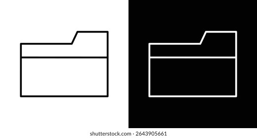 Folder icon symbol concept for graphic design, Website, UI. EPS
