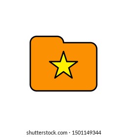 folder icon, symbol design template