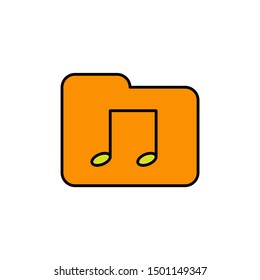 folder icon, symbol design template