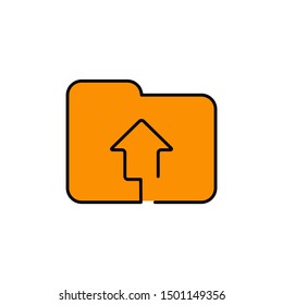 folder icon, symbol design template