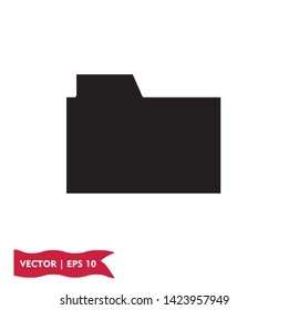 folder icon symbol sign, logo template, vector, eps 10