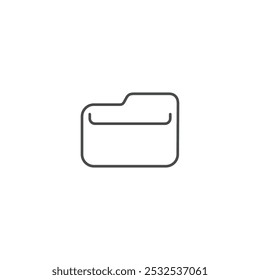 Folder icon symbol vector illustration