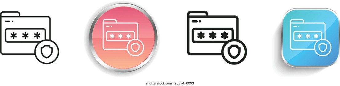 folder icon. Thin Linear, Regular and Button Style Design Isolated On White Background