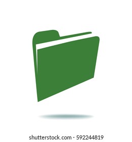 Folder Icon in trendy flat style isolated for your web site design, app, logo, UI. Vector illustration, EPS10.