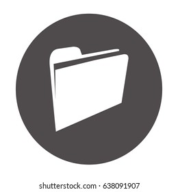 Folder Icon in trendy flat style isolated for your web site design, app, logo, UI. Vector illustration, EPS10.