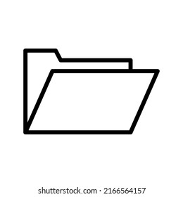 Folder icon in trendy vector design illustration