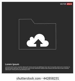Folder icon. Folder upload icon Folder icon. Folder upload icon