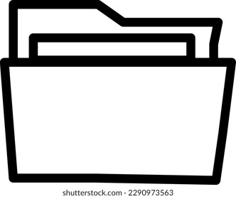 The Folder icon is used to organize and manage files or documents, commonly used in file management software or cloud storage platforms