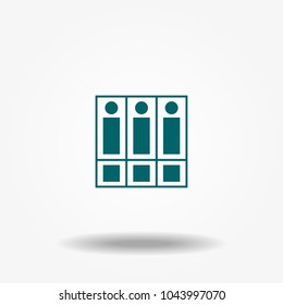 Folder icon vector