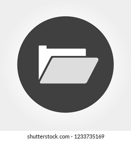 Folder icon vector