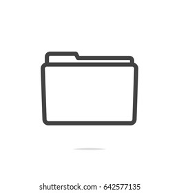 Folder icon vector